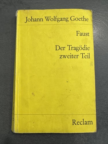 Faust der tragödie zweiter - tragödie,