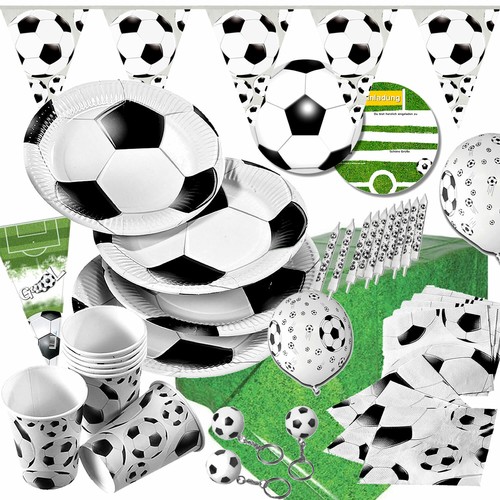 Fussball geschirr deko - fussball, em