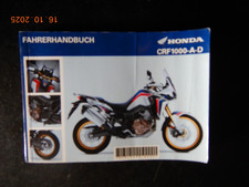 Honda CRF1000 A D Betriebsanleitung,Fahrerhandbuch,Bedienungsanleitung ab 2016