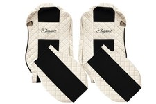 LKW Sitzbezüge für MERCEDES ACTROS MP 4 01.11-12.18 Standardsitze CHAMPAGNER