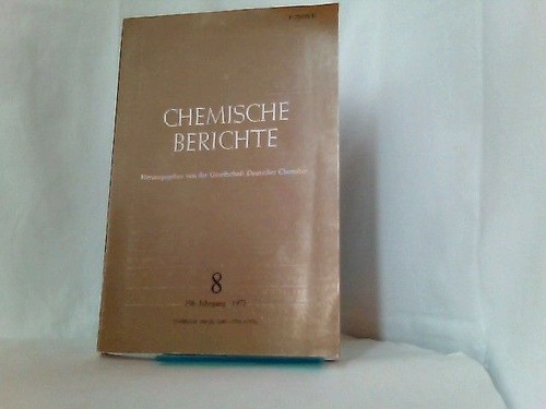 Chemische berichte hrsg - hrsg., von