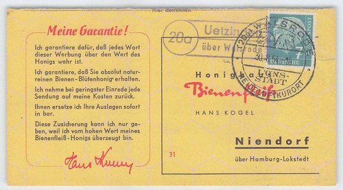 Bund landpoststempel 20a - bund,