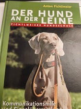 Der Hund an der Leine  von