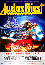 JUDAS PRIEST 1991 Offenbach - orig. Concert Poster - Konzert Plakat - DIN A1