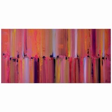 Abstraktes Gemälde Pink