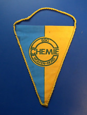 DDR Wimpel -beidseitiges Motiv hier BSG Chemie Wolfen-Nord  DTSB der DDR