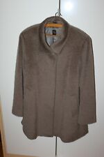 Cinzia Rocca Mantel  Grau, Gr. 44 Alpaca & Wolle