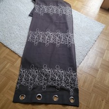 Schlaufenvorhang Lang Grau