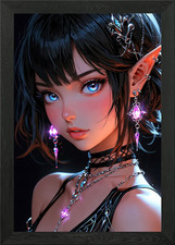 Anime Elfe Mädchen Portrait
