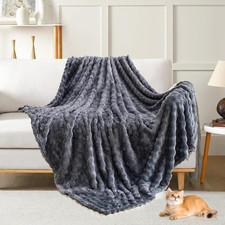 Bubble Kuscheldecke weiß