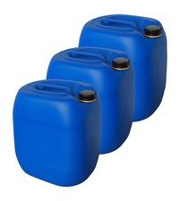 3 x 30 L Kanister blau