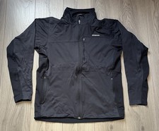 Patagonia Wind Shield Herrenjacke Large schwarz 24092 durchgehender Reißverschluss