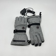 AROMA SEASON Beheizbare Handschuhe Modell Snow (Gray, S/M)