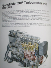 Audi 200 Turbo Typ44 Motronic 5-Zylinder 20V Konstruktion&Funktion SSP 111