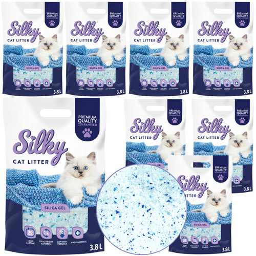 Silky silikat katzenstreu - silky,
