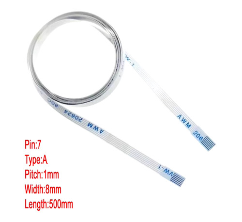Ffc fpc flachkabel - 7-pin, 1mm