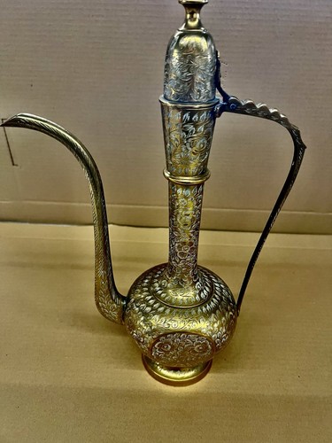 Messing kanne mit langem - kanne,