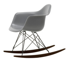 Vitra Eames Plastic Armchair Schaukelstuhl grau schwarz braun RAR NP 679 Euro