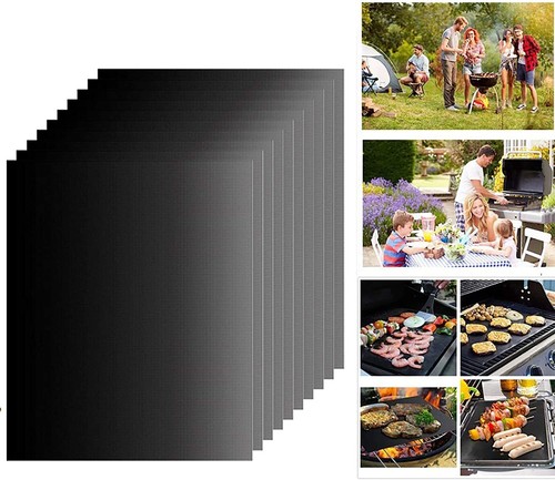 Grillmatte 10er set antihaft - grillmatte,