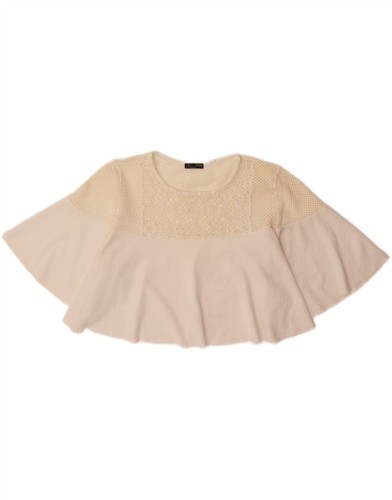 Zara damen crop häkel bluse - häkel,