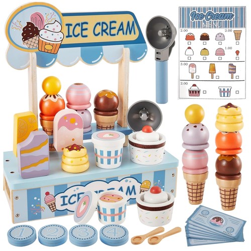 Eiscreme set kinder holz - kinder,