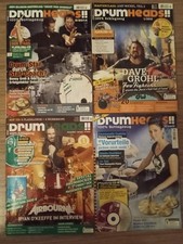 15 Magazine Drum Heads!!- Fachzeitschrift mi CDs-100Playalongs (Noten + Audio) 