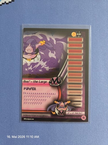 Dragonball ccg buu the - buu, large