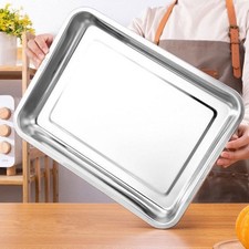 BBQ Edelstahl Tropfschale Grillpfanne Grillschale Marinierschale Gemüseschale DE