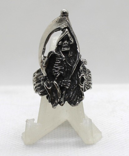 925 silber ring sensenmann - 925,