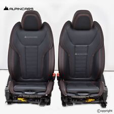 BMW 3er G20 G21 Innenausstatung Leder Sitze vorne schwarz front seats black 9km
