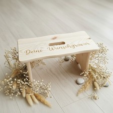 Fußbank Kiefer Holz