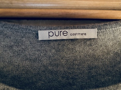 Pure cashmere longpullover - pure,