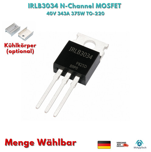 Irlb3034 channel mosfet 40v - n-channel,