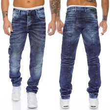 Cipo & Baxx Jeans Herren Slim Fit Stretch Hose 286 Blau Denim Freizeithose Pants