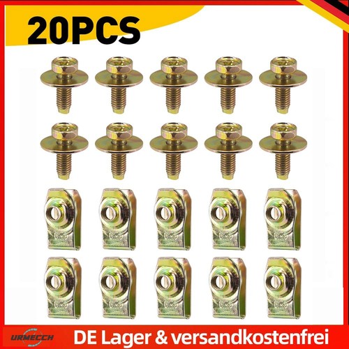10x unterfahrschutz clips - u,