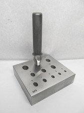 Stauchmatrize Oval 16 mm bis 6 mm Goldschmiedewerkzeug