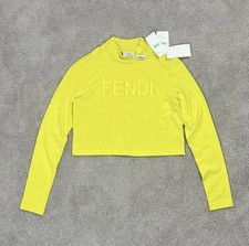 Fendi kids neon crop - neon,