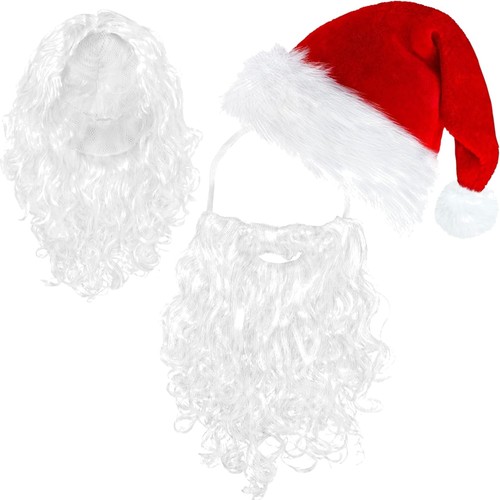 Weihnachtsmann mütze bart - mütze,