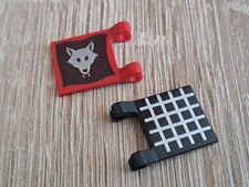 LEGO® 2335p44 Flagge Fahne Wolf-Pack Ritter Aufdruck bedruckt "VARANTE WÄHLEN"10