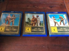 Winnetou 1 2 3 I II III  [3 Blu Ray] Pierre Brice Lex Barker KARL MAY