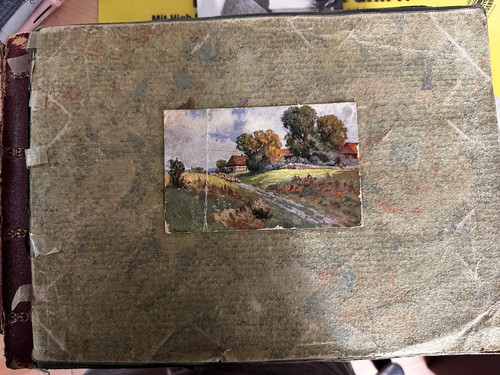 Altes postkartenalbum mit - postkartenalbum,