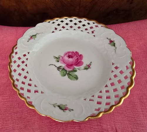 Meissen rote rose - meissen,