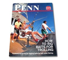 Penn Buch "HOW TO RIG BAITS FOR TROLLING" - Selten für Sammler - Bitte lesen!
