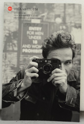 Leica ttl 58 - 0,58, prospekt