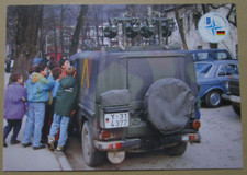 Postkarte - SFOR - Bundeswehr - Militärjeep Wolf - Feldpost - Ansichtskarte AK