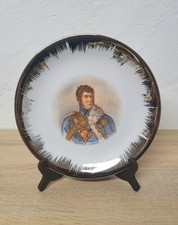 Napoleonika Wandteller Bavaria Porzellan General Junot Sammlerstück Vintage RAR