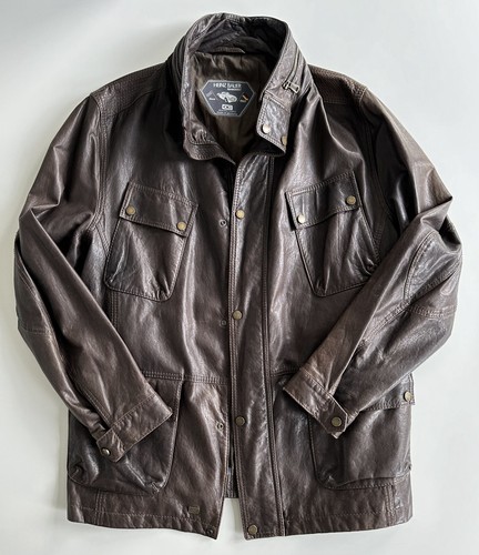 Heinz bauer lederjacke - bauer,