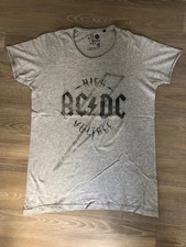 AC/DC T-Shirt Herren in Größe L - hellgrau