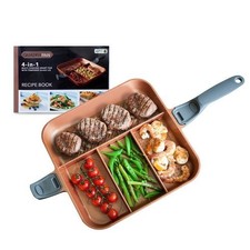 Quadra Pan 4 in 1 Multi - Kochpfanne Pfanne 32cmx32cm UVP 89,95
