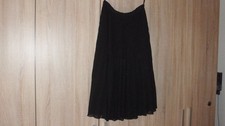 Damen Faltenrock schwarz Gr. 42 gebraucht gut erhalten
